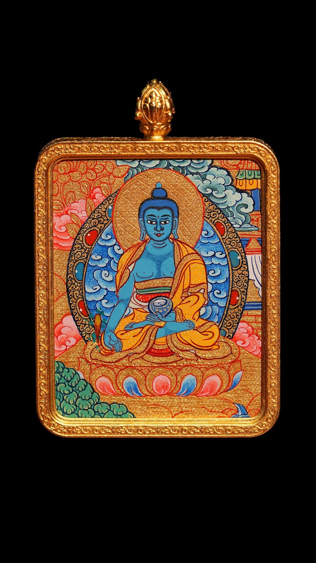 Medicine Buddha Thangka【药师佛】 - GongQiu