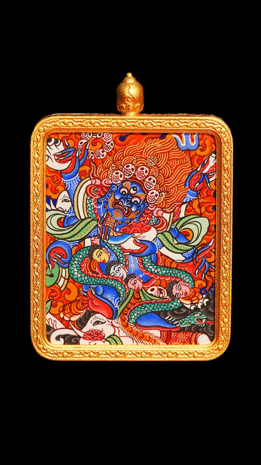 Six - armed Mahagala Thangka【六臂玛哈嘎拉】 - GongQiu